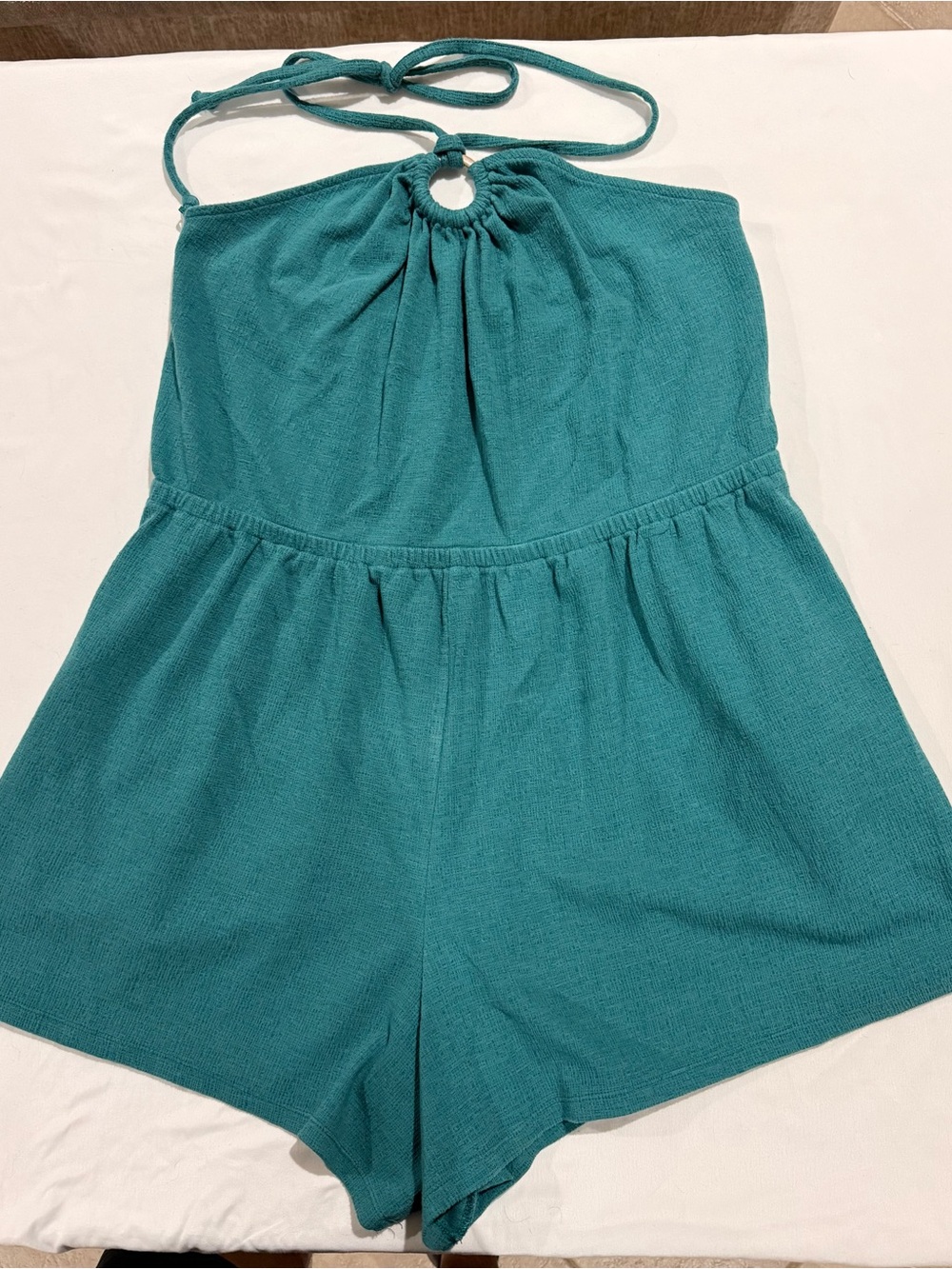 Old Navy Teal Halter Romper Shorts